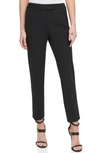 Dkny Foundation Slim Leg Career Pants In Black