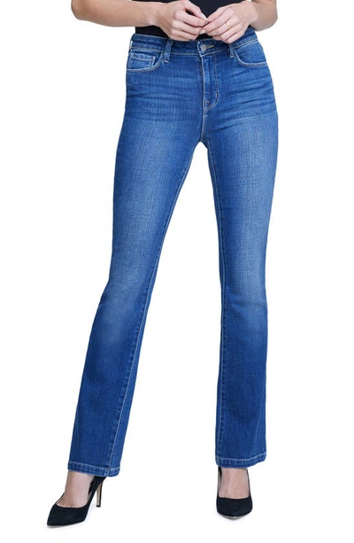 L Agence Dean High-rise Slim Bootcut Jeans In Sequoia