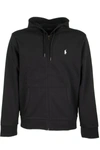 Polo Ralph Lauren Cotton Blend Sweatshirt With Logo Iconic Embroidery In Black