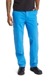Frame Workwear Mid Rise Organic Cotton Jeans In Le Blue