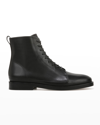 Vince Cabria Lug Water Resistant Lace-up Boot In Milk