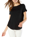 Beyond Yoga Featherweight On The Down Low Tee In Darkest Night