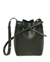 Mansur Gavriel Mini Mini Saffiano Leather Bucket Bag In Dahlia