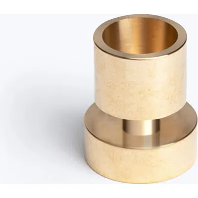 54celsius Brass Taper Candle Holder In Gold