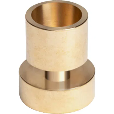 54celsius Brass Taper Candle Holder In Gold