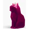 54celsius Pyropet Kisa Cat Candle In Burgundy