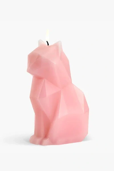 54celsius Pyropet Kisa Cat Candle In Pink