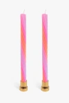 54celsius Rope Candles In Pink