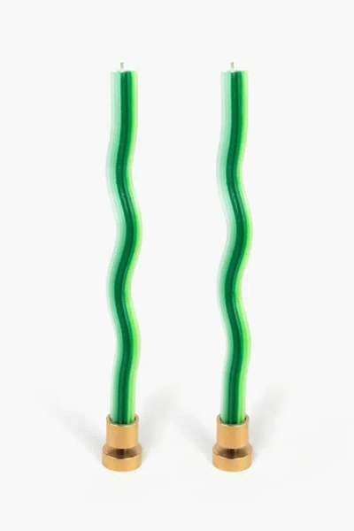 54celsius Wiggle Candles In Green