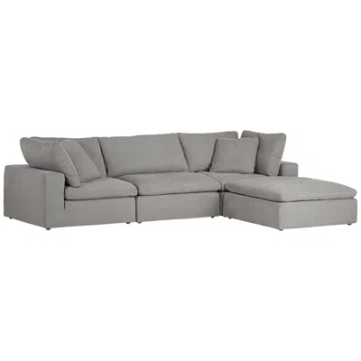 55 Downing Street Skye Peyton Slate Gray 4-piece Modular Sectional Set