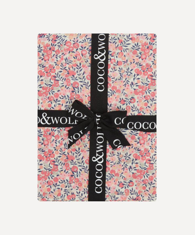 Coco & Wolf Wiltshire Pink Cotton Pillowcases Set Of Two