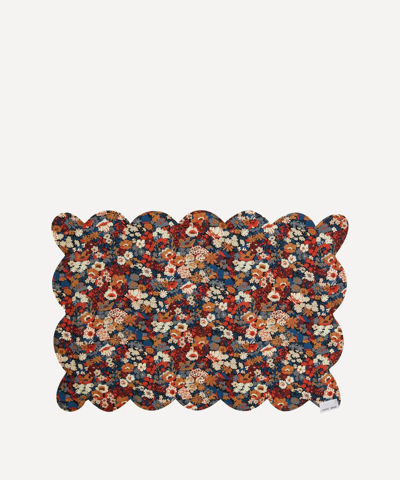 Coco & Wolf Thorpe And D Anjo Scallop Placemat In Multicoloured