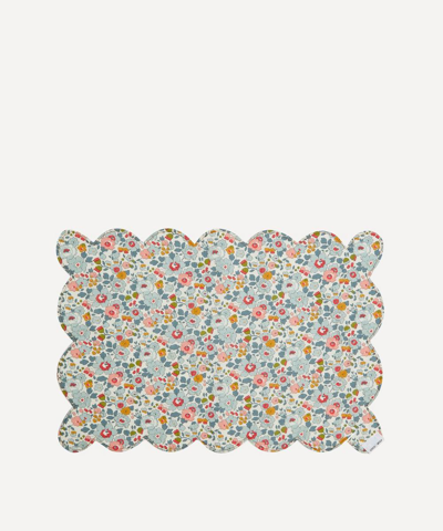 Coco & Wolf Betsy And Capel Scallop Placemat In Multicoloured