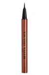 Too Faced Better Than Sex Easy Glide Waterproof Liquid Eyeliner Chocolate 0.02 oz / 0.6 ml In Chocolate Brown