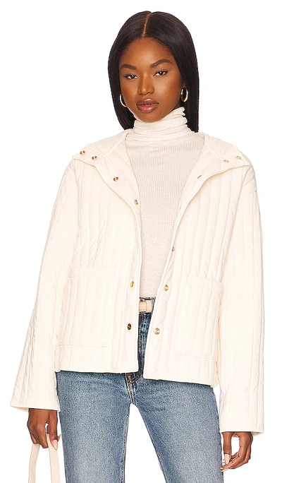 Sanctuary Quilted Nova Jacket In Creme