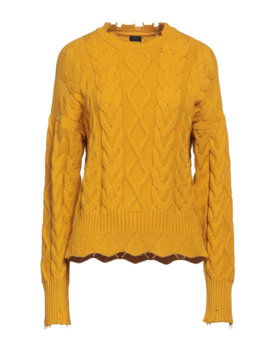 Pinko Sweaters In Yellow