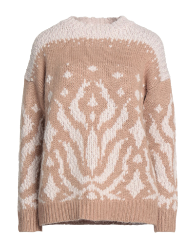 Peserico Sweaters In Beige