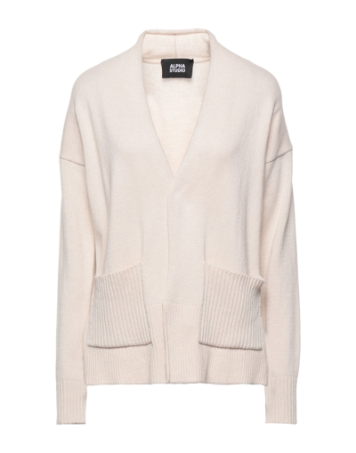 Alpha Studio Cardigans In Beige
