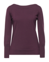 Alpha Studio Sweaters In Deep Purple