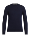 Alpha Studio Sweaters In Dark Blue