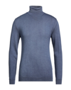 Clive Project Milano Turtlenecks In Blue