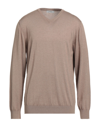 Alpha Studio Sweaters In Beige