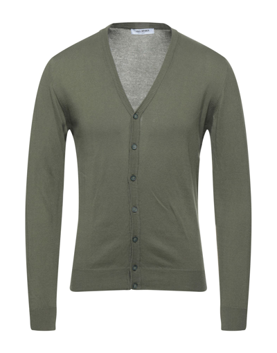 Paul Miranda Cardigans In Military Green