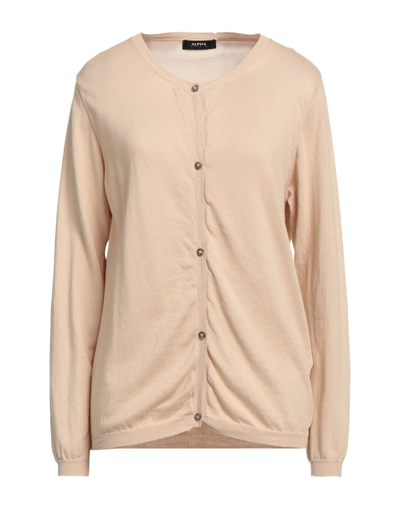 Alpha Studio Cardigans In Beige