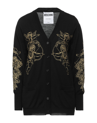 Moschino Cardigans In Black