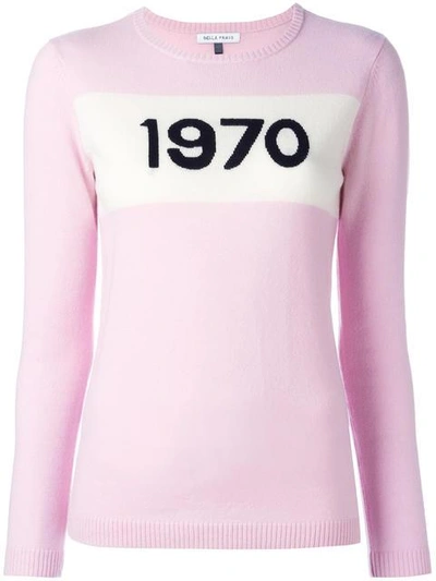 Bella Freud 1970 Light Pink Wool Jumper