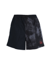 QUIKSILVER QUIKSILVER X STRANGER THINGS QS WO'S VOLLEY UPSIDE DOWN VOLLEY WOMAN BEACH SHORTS AND PANTS BLACK SI