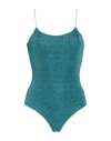 Oseree Lumière Maillot One-piece Swimsuit In Blue