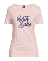 North Sails T-shirts In Pink