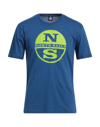 North Sails T-shirts In Blue