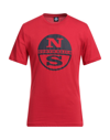 North Sails T-shirts In Red