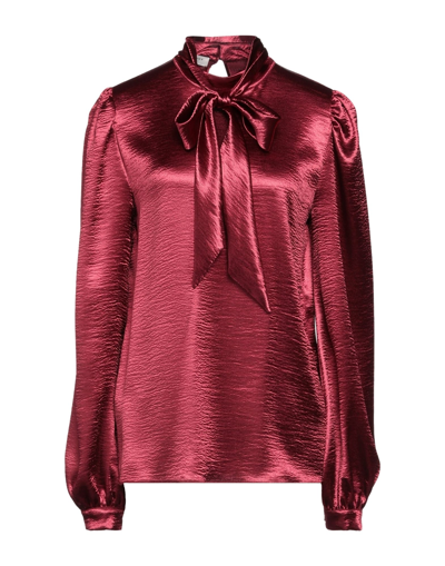 Philosophy Di Lorenzo Serafini Blouses In Maroon