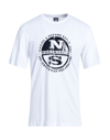 North Sails T-shirts In White