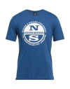 North Sails T-shirts In Blue