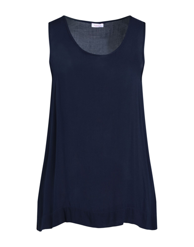Rossopuro Tops In Dark Blue