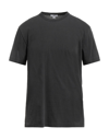 JAMES PERSE JAMES PERSE MAN T-SHIRT STEEL GREY SIZE 1 COTTON