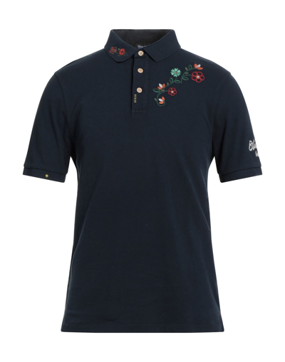 Blauer Polo Shirts In Blue