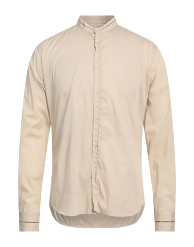 Aglini Shirts In Beige