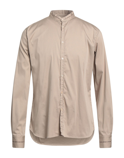 Aglini Shirts In Beige