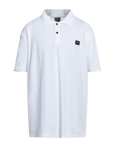 Paul & Shark Polo Shirts In White