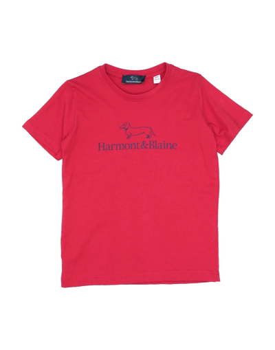 Harmont & Blaine Kids' T-shirts In Red
