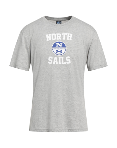 North Sails T-shirts In Grey