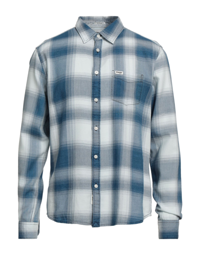 Wrangler Shirts In Blue