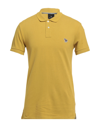 Ps By Paul Smith Polo Shirts In Ocher