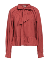 Ulla Johnson Blouses In Brick Red