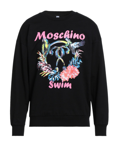 Moschino Sweatshirts In Black